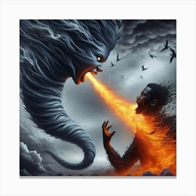 Demon'S Breath Canvas Print