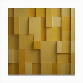 Abstract Yellow Wall Canvas Print