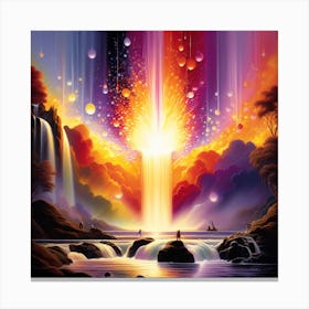 colors of the spectrum Canvas Print