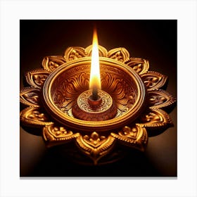 Diwali Lamp 1 Canvas Print