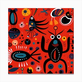 Flies And Bugs Canvas Print