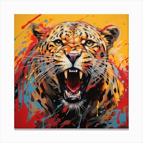 Abstract Tiger Canvas Print