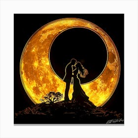 Lunar Love - Eclipse Festival Canvas Print