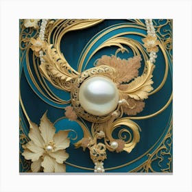 Pearl Necklace Canvas Print