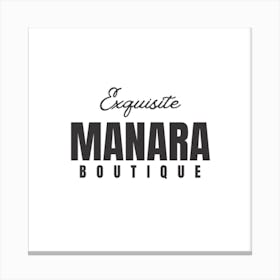 Manara Boutique Canvas Print