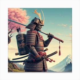 Samurai Canvas Print