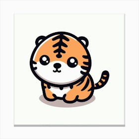 Cute Tiger 7 Canvas Print