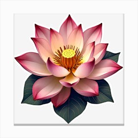 Lotus Flower 1 Canvas Print