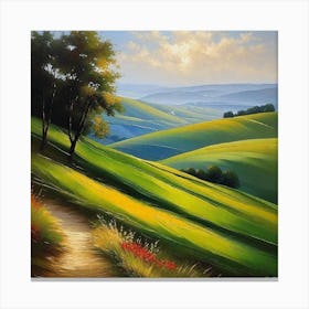 Tuscan Landscape Canvas Print