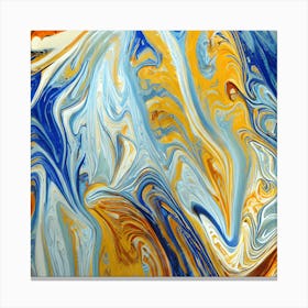 Abstract Painting thought Canvas Print