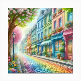 Paris Street Canvas Print