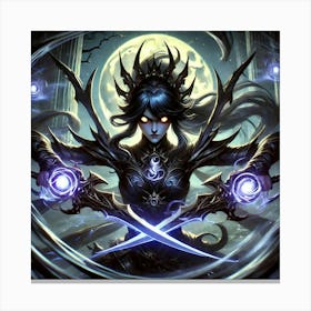 Zoya Nightshade Nocturnal Fury Canvas Print