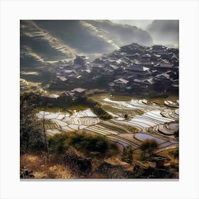 Rice Terraces 1 Canvas Print