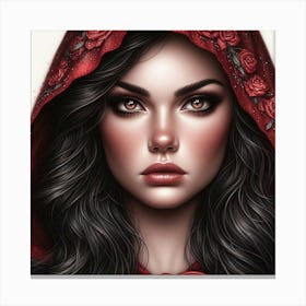 Red Riding Hood 3 Canvas Print