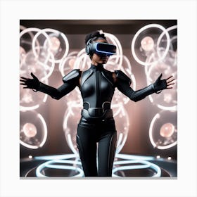 Vr Girl 1 Canvas Print