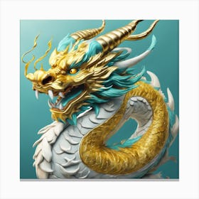 Golden Dragon Canvas Print