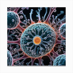 Human Cell 8 Canvas Print