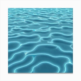 Realistic Water Flat Surface For Background Use (48) Canvas Print