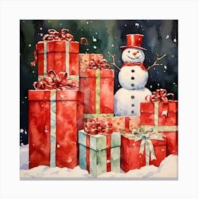 Chromatic Christmas Carnival Canvas Print