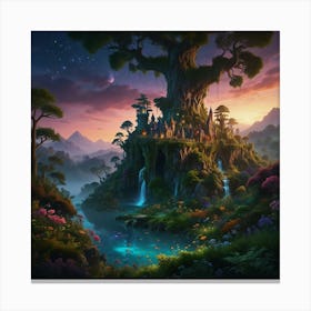 Fairytale Forest 10 Canvas Print