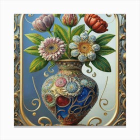 Vase Unique And Rare Decorative Antique 15 Canvas Print