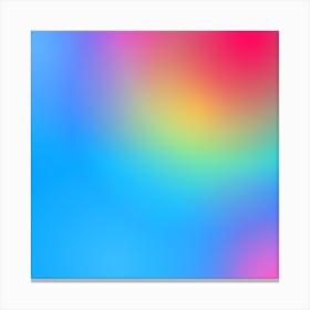 Rainbow Background Canvas Print