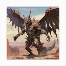 Pazuzu Canvas Print