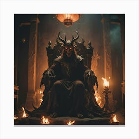 Demon Throne 2 Canvas Print