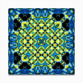 The Symbol Is The Blue And Yellow Pattern Of Ukraine 2 Canvas Print