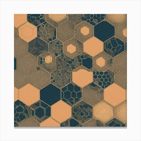 Hexagons Canvas Print