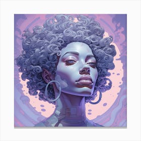 Cyborg Woman 1 Canvas Print