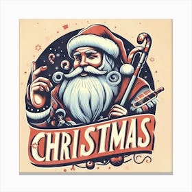 Christmas Santa Canvas Print