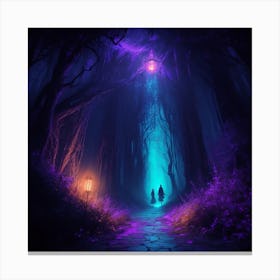 Dark Forest Canvas Print