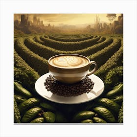 Coffee Ad 1 Canvas Print