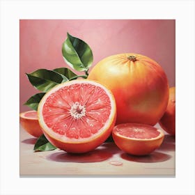 Grapefruits 1 Canvas Print