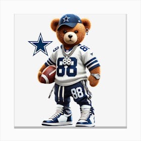 Dallas Cowboys Teddy Bear Toile