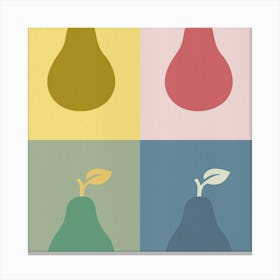 Pop Pear 1 Canvas Print