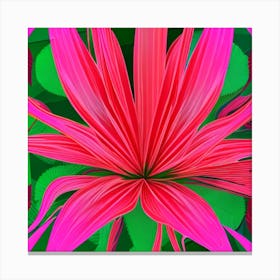 Abstract Flower Canvas Print