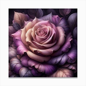 Purple Rose 2 Canvas Print