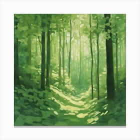 Green Forest 2 Canvas Print