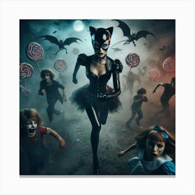 Catwoman Canvas Print