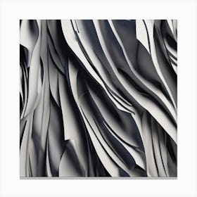 Abstract Wavy Pattern 10 Canvas Print