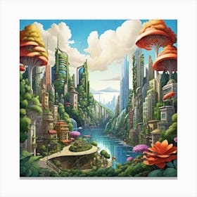 Cityscape 10 Canvas Print