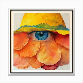 Eye Of The Flower 1 Canvas Print