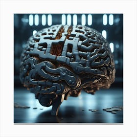 Robot Brain 11 Canvas Print