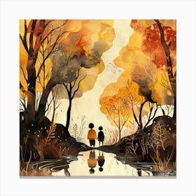 Autumn In The Woods Canvas Print