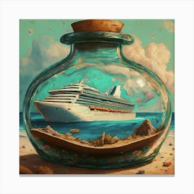 Ship In A Bottle 17 Canvas Print