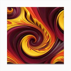 Abstract Swirling Swirls Canvas Print