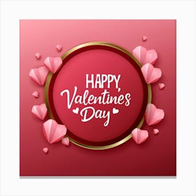 Happy Valentine's Day 12 Canvas Print