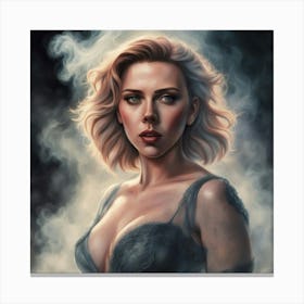 Black Widow 8 Canvas Print